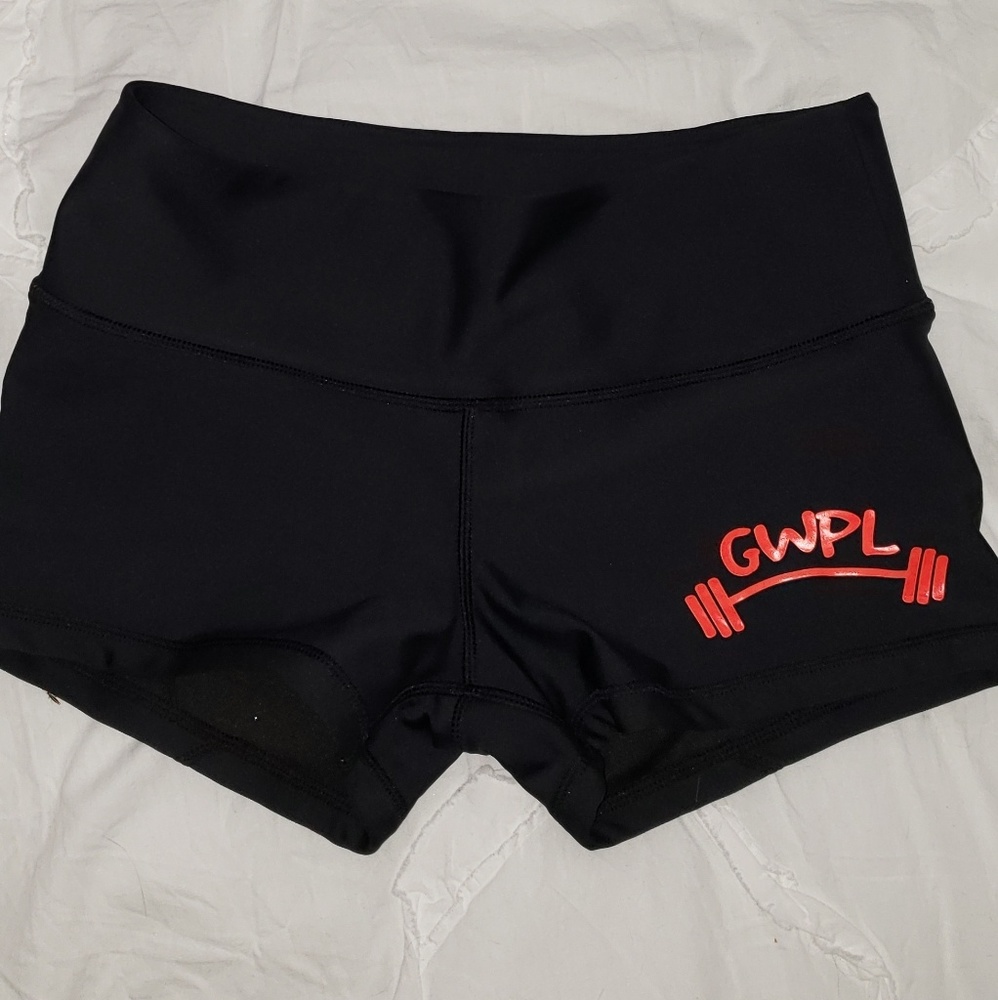 Girls Who Powerlift Peach Gang Shorts